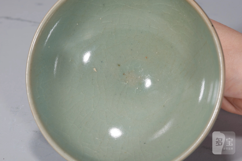 明代 汝州青瓷茶盏 - 图11